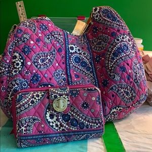 Vera Bradley purse and matching wallet